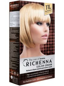 Richenna Крем-краска для волос с хной №11L (Bleaching Blonde) (новая упаковка), Оттенок: 11L (Bleaching Blonde), фото 