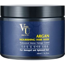 VonU Argan Nourishing Hair Mask with Argan Oil 480 ml, image 