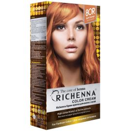 Richenna 8OR Крем-краска для волос с хной (Soft Orange), Оттенок: 8OR (Soft Orange), image 