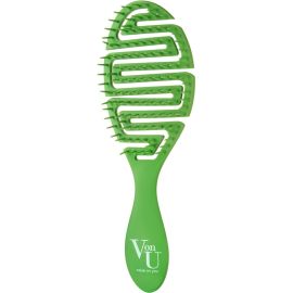Hairbrush Von-U Spin Brush, green, image 