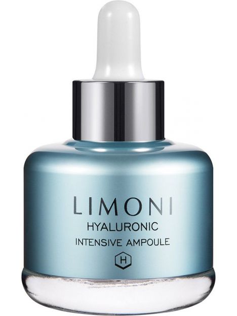 Limoni Hyaluronic Intensive Ampoule Ультраувлажняющая сыворотка для лица с гиалуроновой кислотой 25 ml, фото 