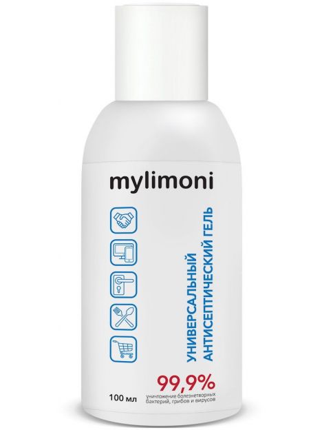 Antiseptic gel universal Mylimoni, 100 ml, 1 piece, image 
