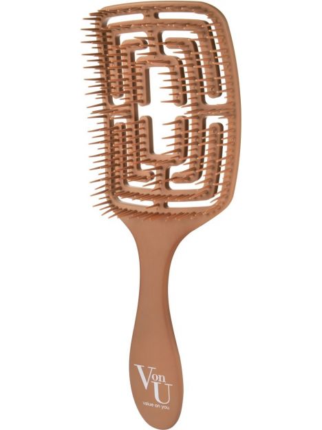 Hairbrush Von-U Spin Brush, gold, image 