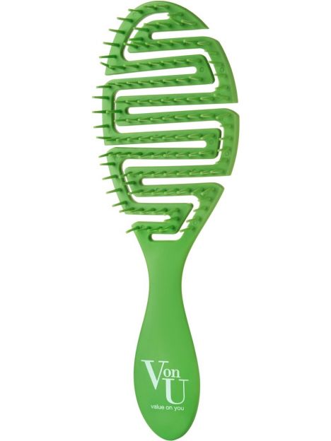 Von-U Spin Brush Green Расческа для волос Зеленая, фото 