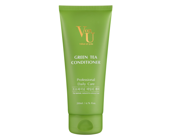 VonU Green Tea Кондиционер для волос с зеленым чаем 200 мл, фото 
