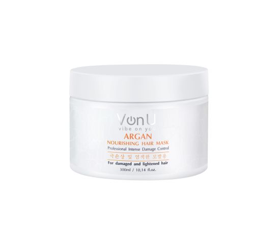 Von-U Маска для волос питательная с аргановым маслом ARGAN Nourishing Hair Mask 300 мл, фото 
