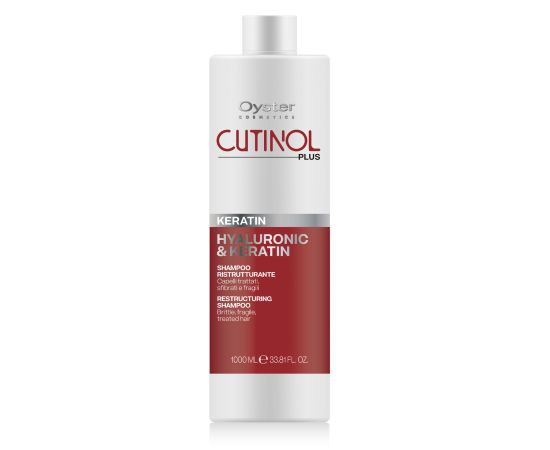 OY CUTINOL PLUS KERATIN RESTRUCTURING SHAMPOO Восстанавливающий шампунь для волос 1000ml, фото 