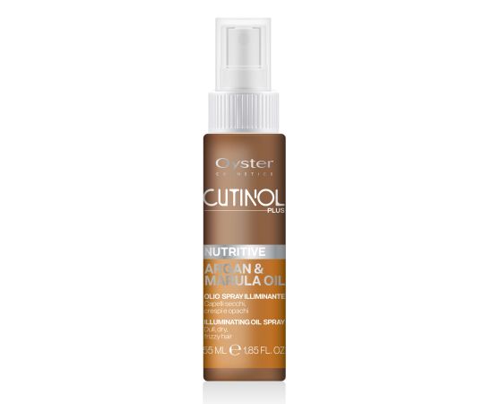 OY CUTINOL PLUS NUTRITIVE ILLUMINATING OIL SPRAY Масло питательное для сух волос 55ml, image 