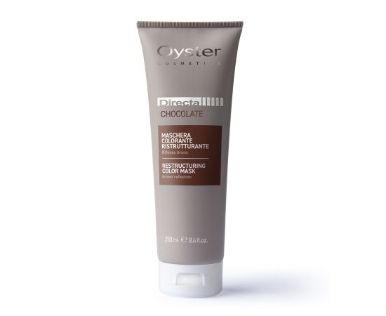 Oyster Cosmetics Тонирующая маска с прямым пигментом DIRECTA CRAZY RESTRUCTURING COLOR MASK CHOCOLATE  шоколадный 250ml, фото 