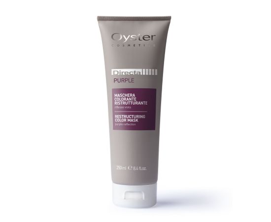 Oyster Cosmetics Тонирующая маска с прямым пигментом DIRECTA CRAZY RESTRUCTURING COLOR MASK PURPLE фиолетовый 250ml, фото 