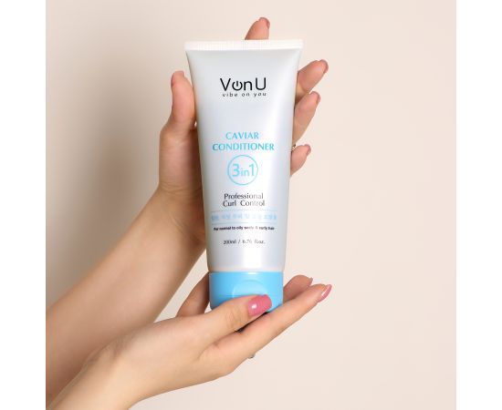 Von U Кондиционер для волос с икрой Caviar Conditioner 200 мл (New), фото , изображение 3 Von U Кондиционер для волос с икрой Caviar Conditioner 200 мл (New), фото , изображение 3