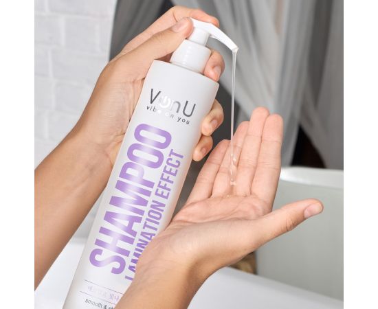 Von-U Шампунь для волос с ламинирующим эффектом Lamination effect shampoo 400 мл, фото , изображение 2