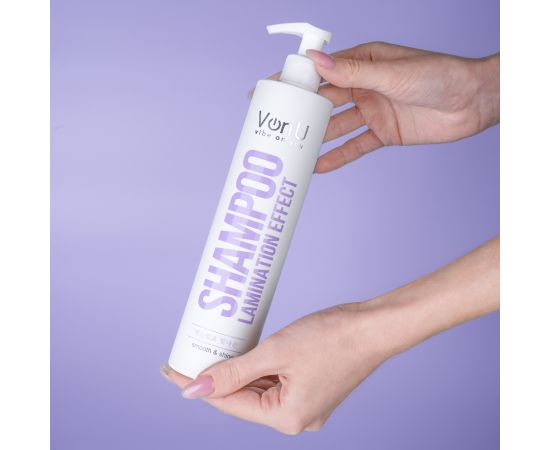 Von-U Шампунь для волос с ламинирующим эффектом Lamination effect shampoo 400 мл, фото , изображение 4