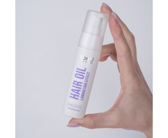 VonU Масло для сияния волос Lamination effect hair oil  50 мл, фото , изображение 3