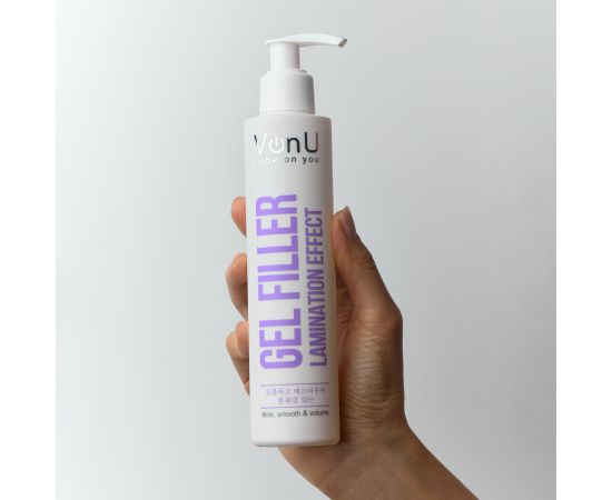VonU Ламинирующий гель-филлер для волос Lamination effect gel filler, image , 5 image