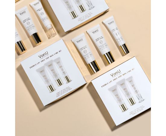 Von-U ENERGY UP! First step skin care set (Day Cream 25m + Night Cream 25ml + Eye & Lip Cream 15ml), image , 12 image