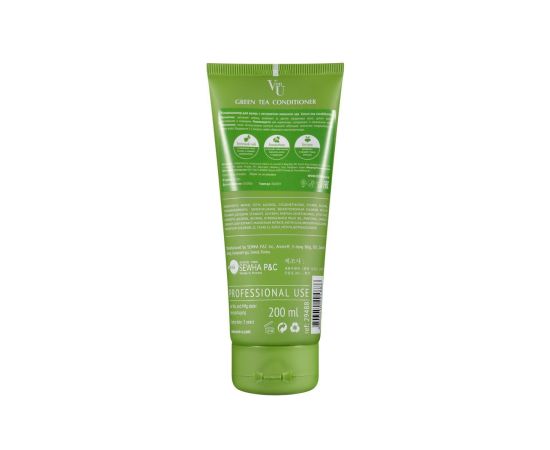 VonU Green Tea Кондиционер для волос с зеленым чаем 200 мл, фото , изображение 2 VonU Green Tea Кондиционер для волос с зеленым чаем 200 мл, фото , изображение 2