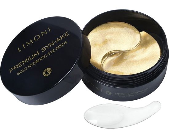 Limoni Premium Syn-Ake Gold Hydrogel Eye Patches, image 