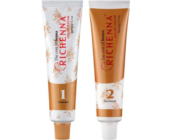 Richenna 3N Крем-краска для волос с хной (Dark Brown), Оттенок: 3N (Dark Brown), image , 5 image