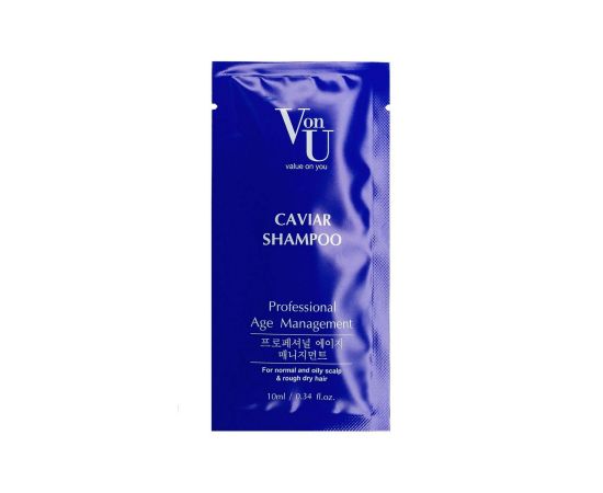 Шампунь для волос с икрой VonU Caviar, 5 мл (пробник), image 