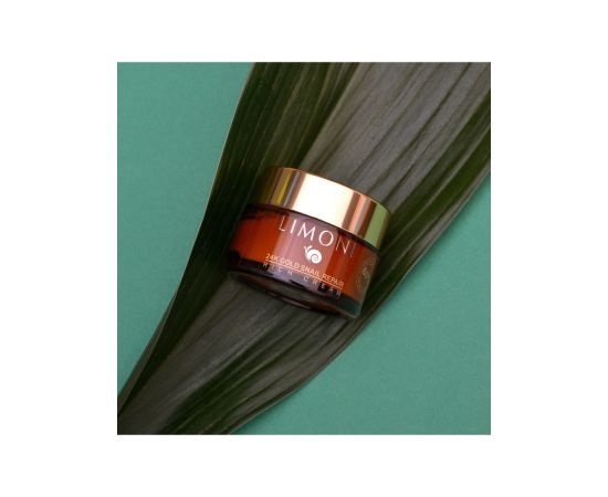 Крем для лица с золотом и экстрактом секреции улитки Limoni 24K Gold Snail Repair Rich Cream 1,5 ml (пробник), фото , изображение 4 Крем для лица с золотом и экстрактом секреции улитки Limoni 24K Gold Snail Repair Rich Cream 1,5 ml (пробник), фото , изображение 4