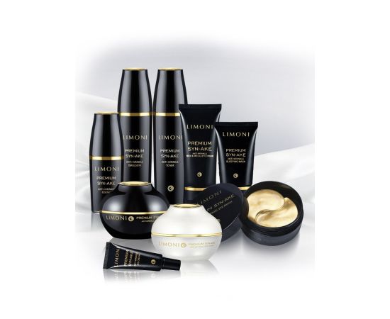 Крем для лица лёгкий антивозрастной со змеиным ядом Limoni Premium Syn-Ake Anti-Wrinkle Cream Light 1,5 ml (пробник), фото , изображение 4