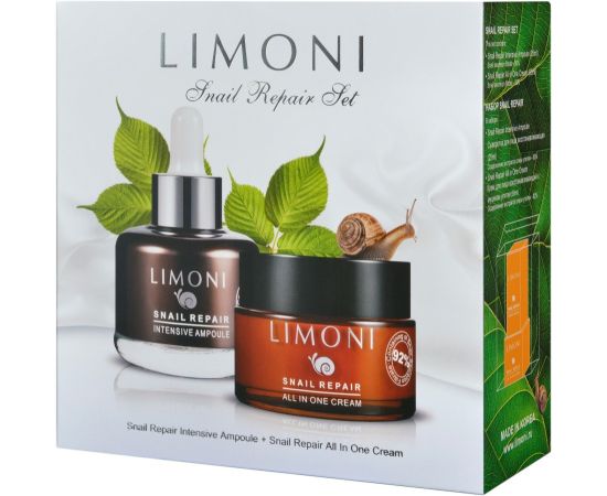 Snail Repair Set (face cream and serum), image 