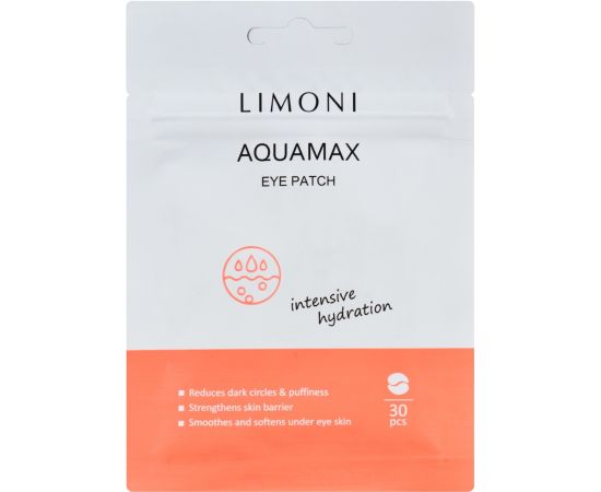 Патчи для глаз увлажняющие Limoni Aquamax Eye Patches, 30 шт, фото 
