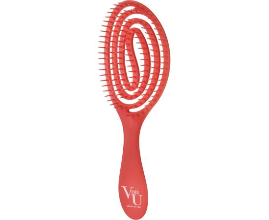 Von-U Spin Brush Red Расческа для волос Красная, фото 