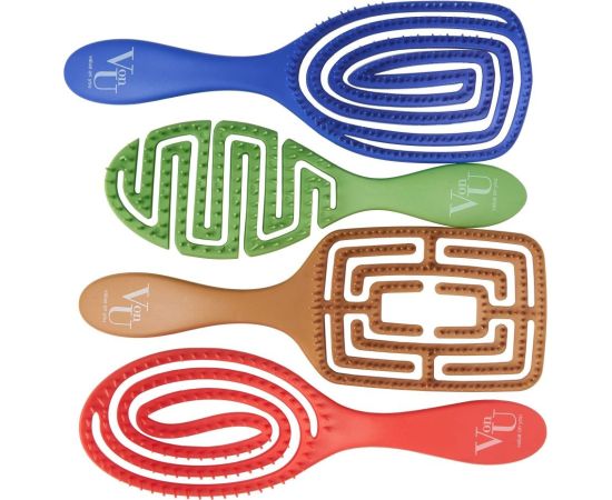 Hairbrush Von-U Spin Brush, gold, image , 9 image Hairbrush Von-U Spin Brush, gold, image , 9 image