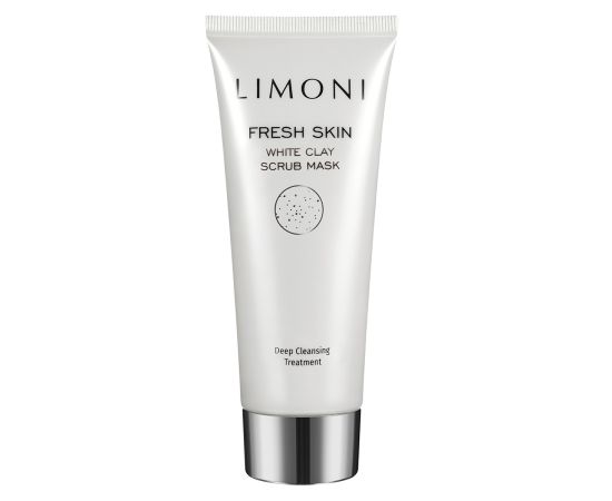 LIMONI Маска-скраб с белой глиной White Clay Scrub Mask 100 ml, фото 