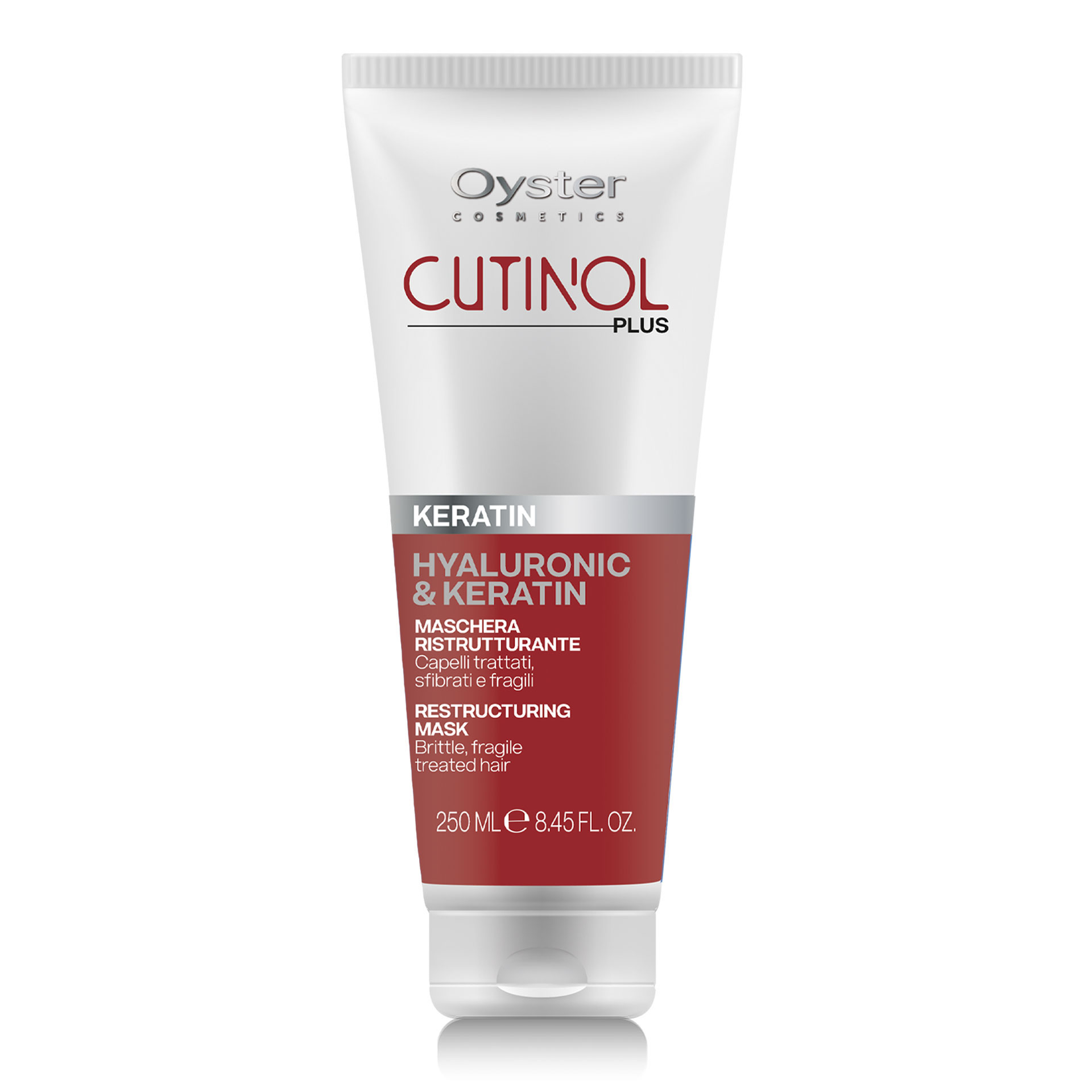 OY CUTINOL PLUS KERATIN RESTRUCTURING MASK Маска с кератином для восстановления пористых и поврежденных волос 250ml