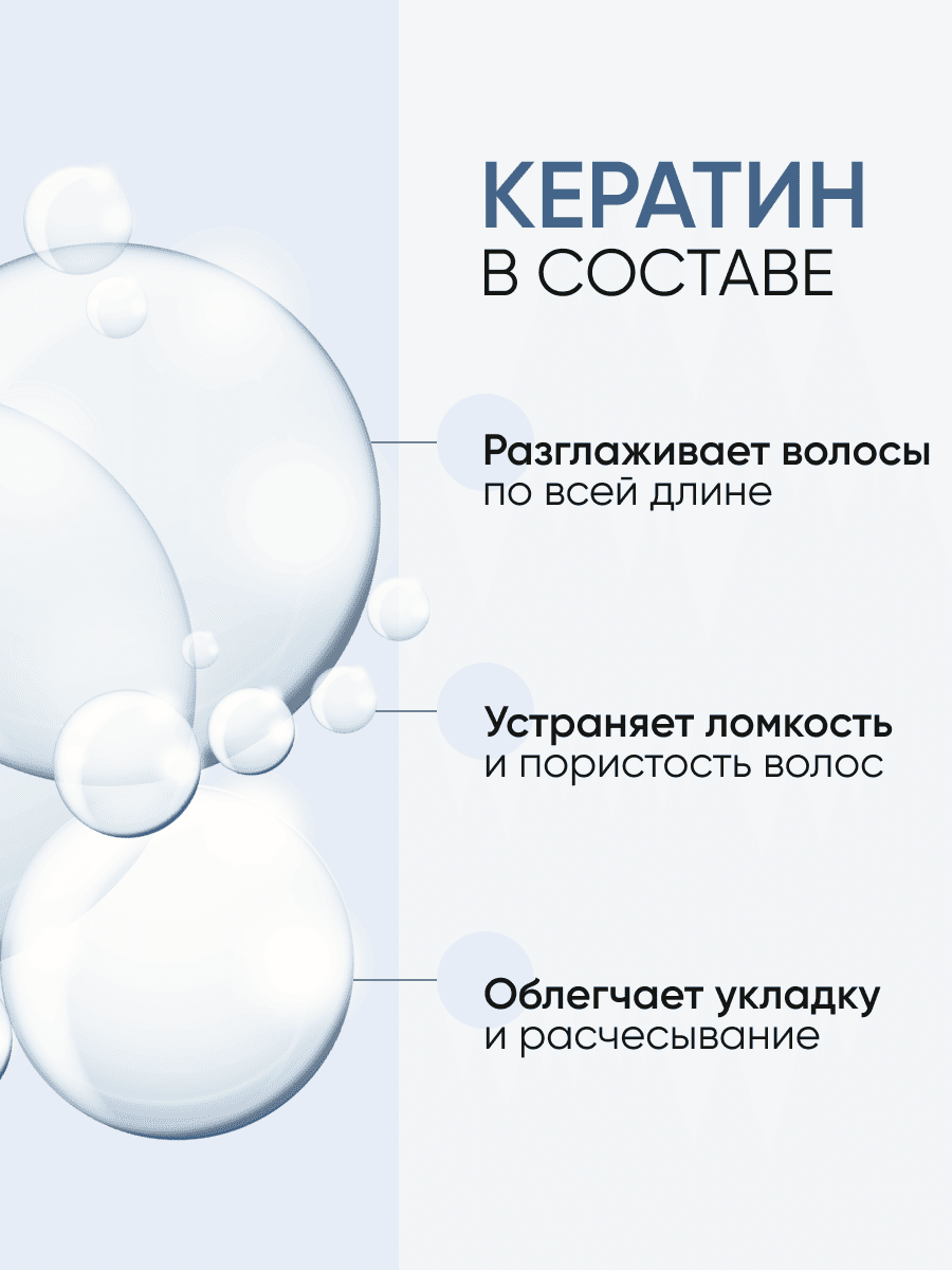 Von-U Набор шампунь 200 мл + кондиционер 200 мл с кератином Keratin Rehab НОВ