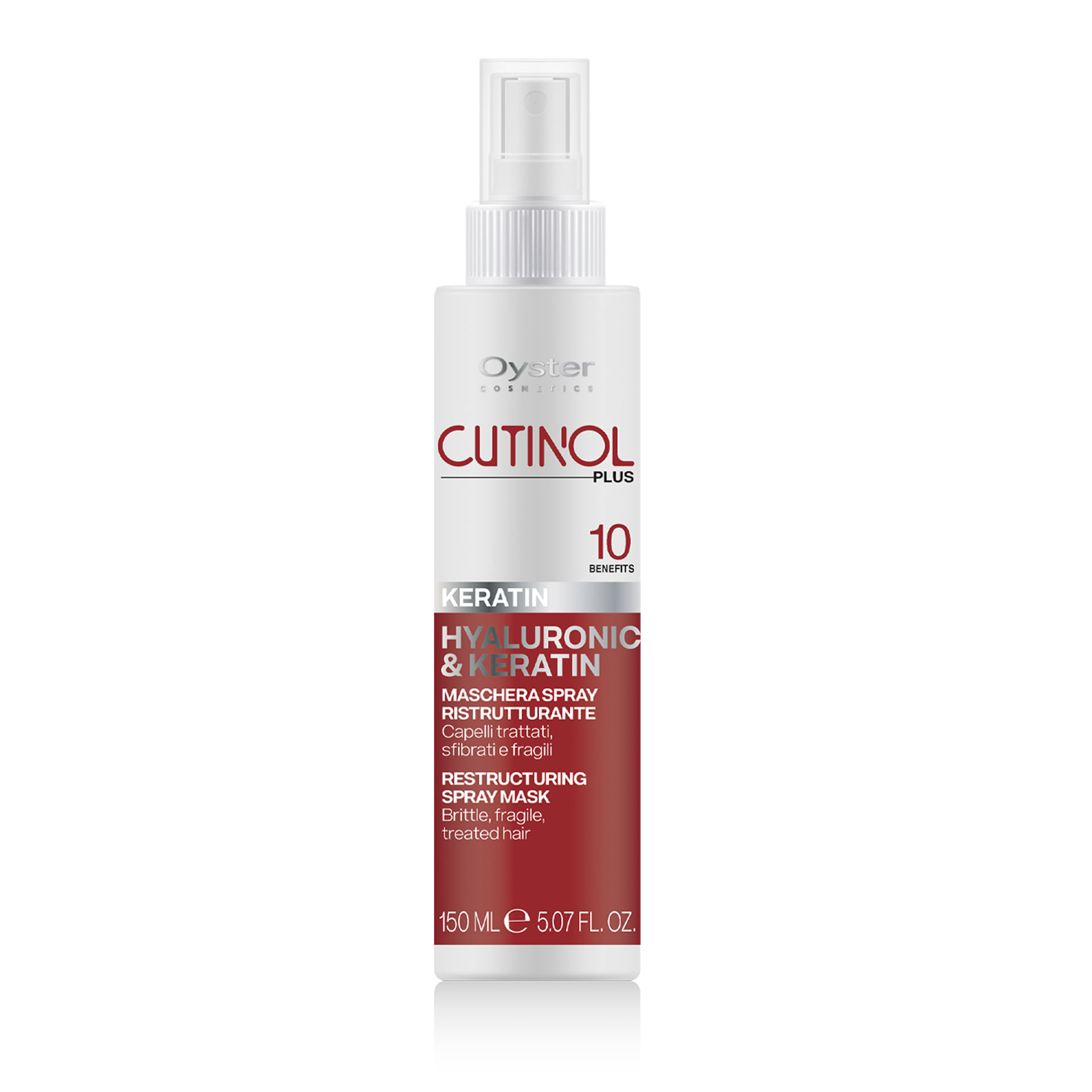 OY CUTINOL PLUS KERATIN RESTRUCTURING SPRAY MASK Маcка-спрей с кератином для восстановления пористых и поврежденных волос  150ml