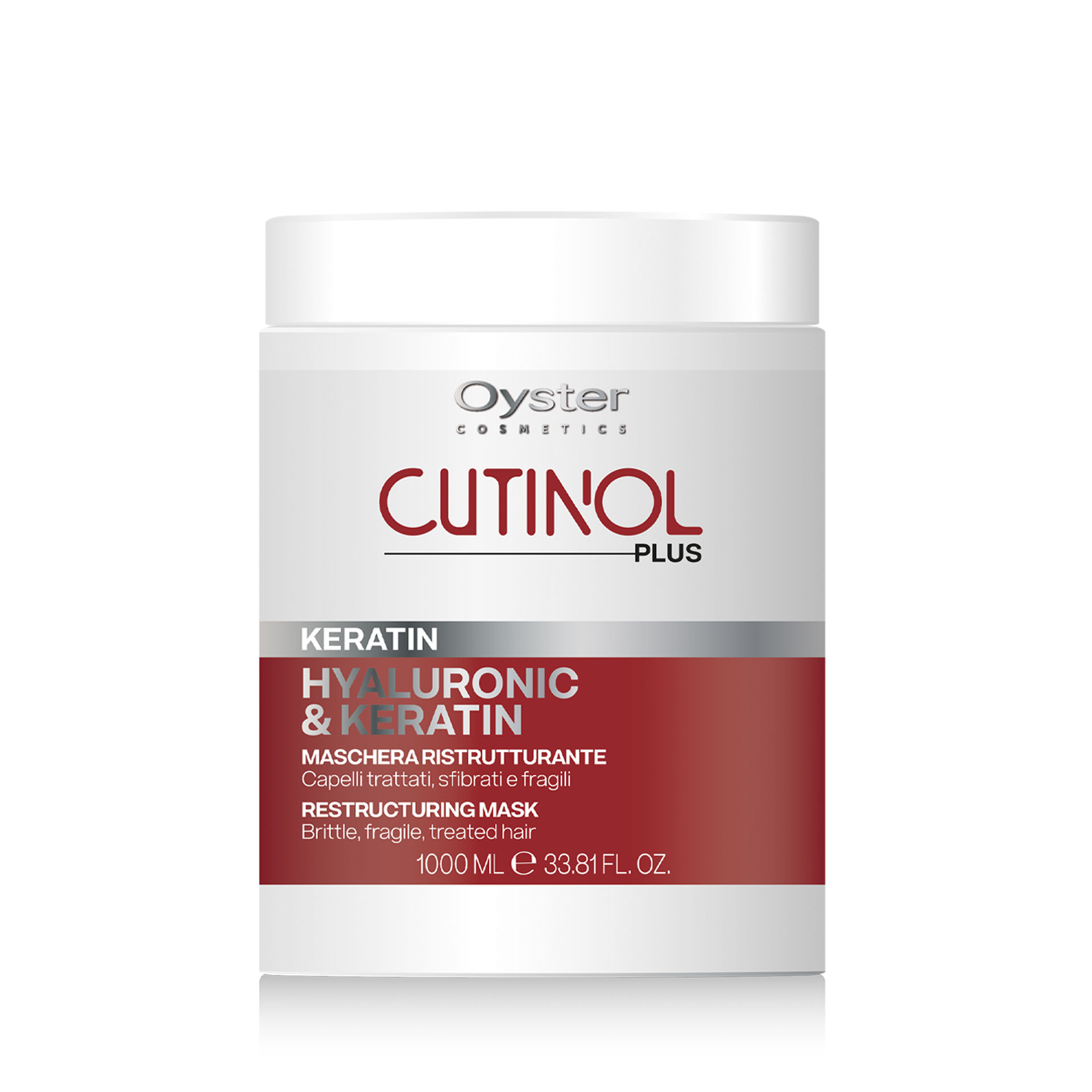 OY CUTINOL PLUS KERATIN RESTRUCTURING MASK  Маска с кератином для восстановления пористых и поврежденных волос 1000ml