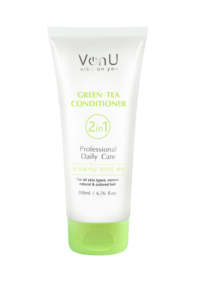 Von U Кондиционер для волос с зеленым чаем Green Tea Conditioner (New)  200 мл