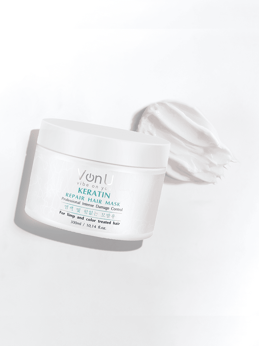 Von U Маска-реконструктор с кератином KERATIN Repair Hair Mask 300 мл