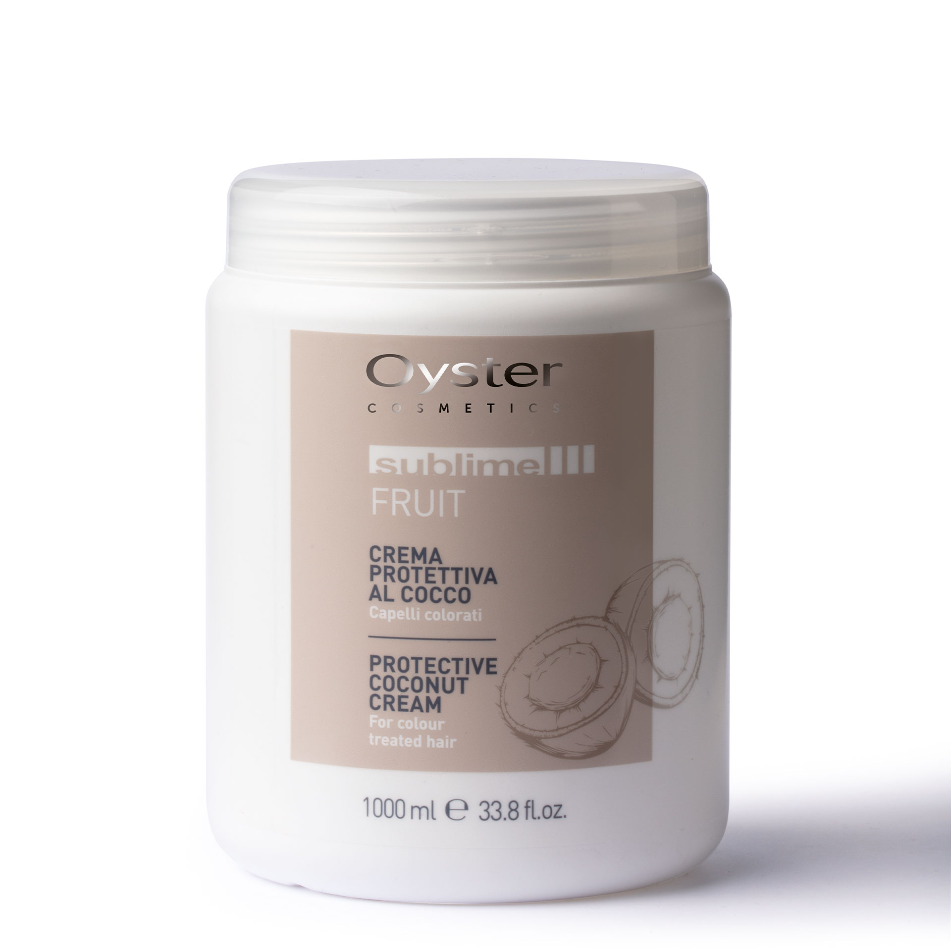 OY SUBLIME FRUIT PROTECTIVE COCONUT CREAM  Маска для защиты цвета окрашенных волос с маслом кокоса 1000ml