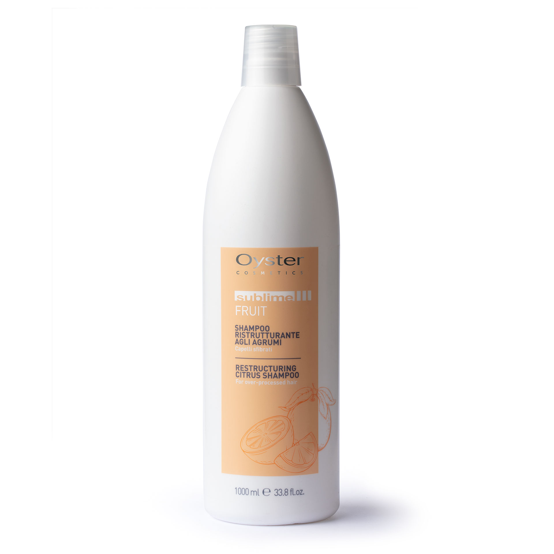 OY SUBLIME FRUIT - RESTRUCTURING CITRUS SHAMPOO - FOR OVER-PROCESSED HAIR Восстанавливающий шампунь 1000ml