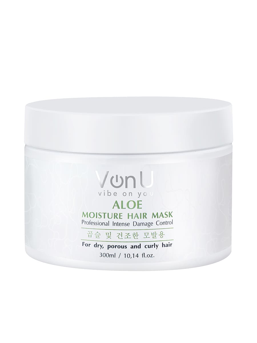 Von U Маска для волос увлажняющая с алое вера ALOE Moisture Hair Mask 300 мл