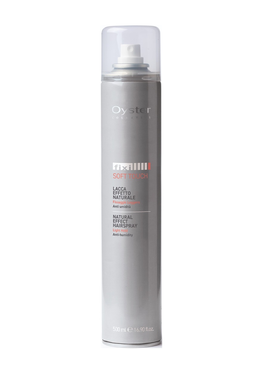Oyster Cosmetics FIXI Soft touch Hair spray Лак для волос эластичной фиксации 500ml.