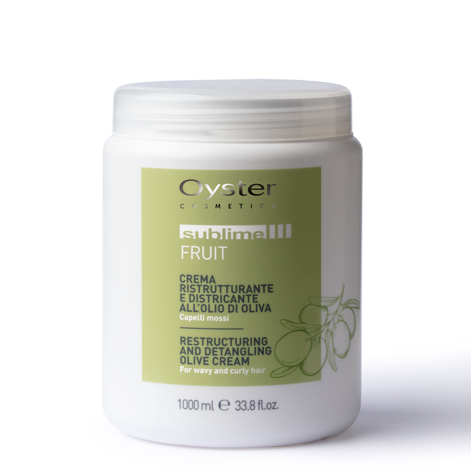 OY SUBLIME FRUIT RESTRUCTURING AND DETANGLING OLIVE OIL CREAM Маска для легкого расчесывания с маслом оливы 1000ml