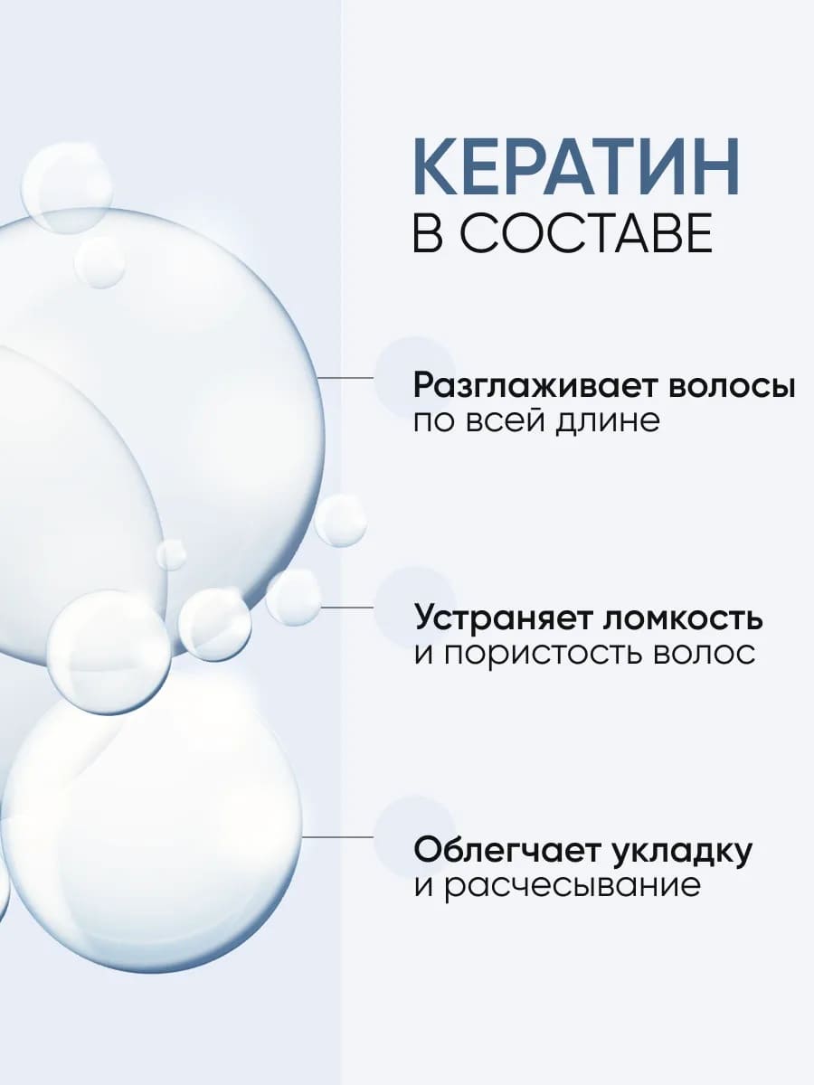 Von U Кондиционер для волос с кератином Keratin Rehab 200 мл