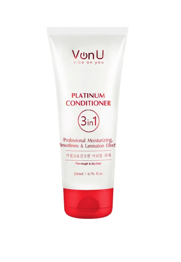 Von U Кондиционер для волос с платиной Platinum Conditioner 200 мл (New)