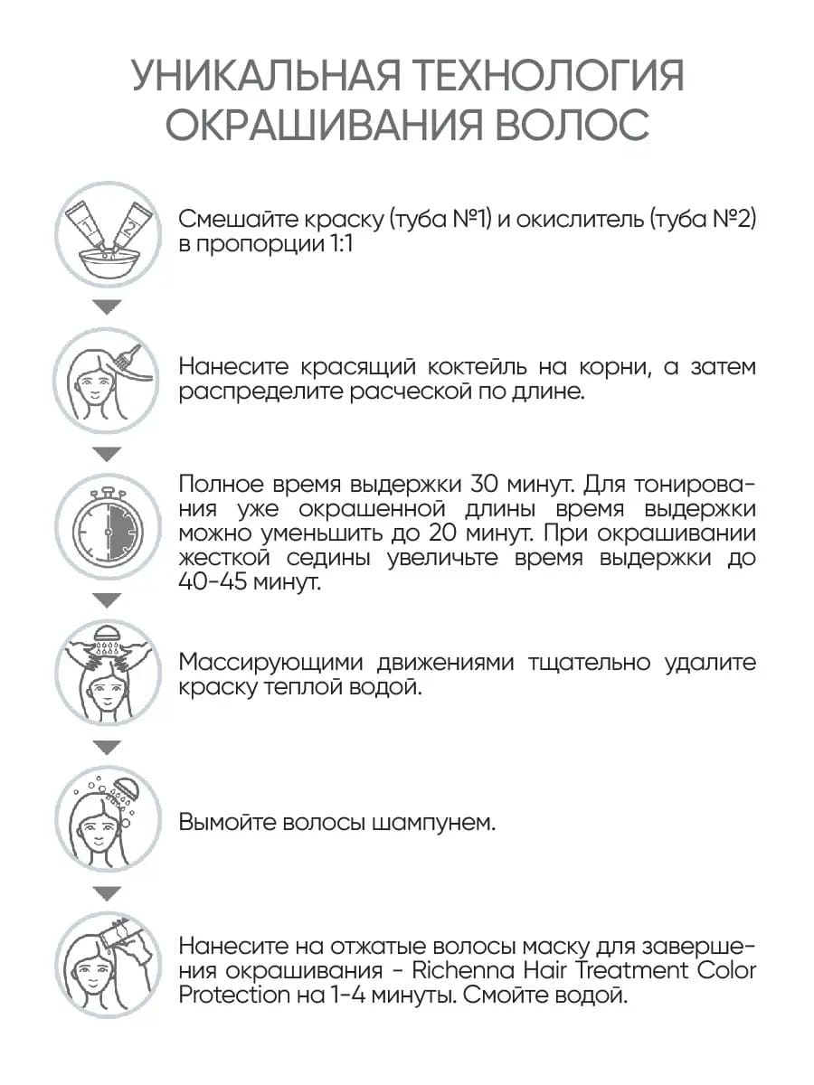 Richenna Крем-краска для волос с хной №11L (Bleaching Blonde) (новая упаковка)